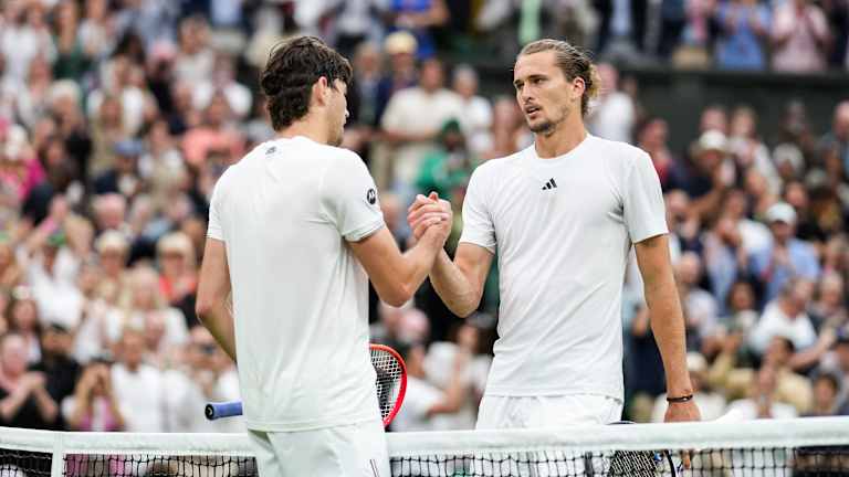 Zverev called out people "that are not maybe from the tennis world" for cheering too loudly for his opponent on Center Court.