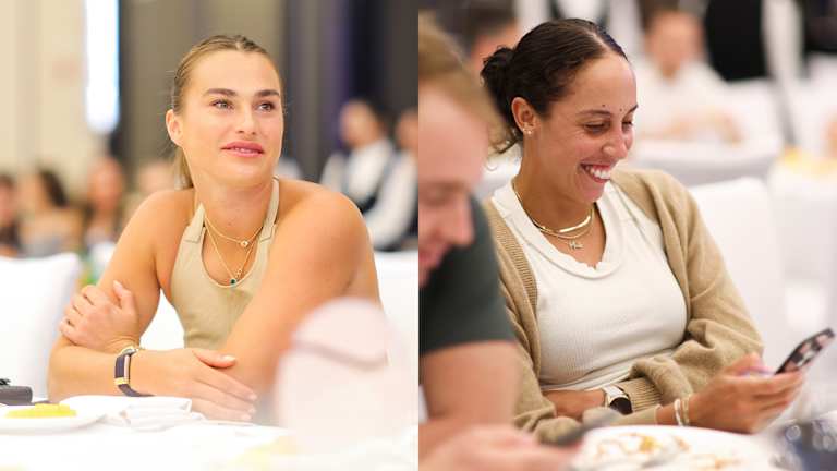 Sabalenka and Madison Keys enjoyed an evening filled with great food and local specialties.