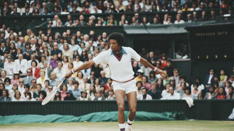 Ashe's last major win, on Centre Court at Wimbledon, was perhaps his most famous.